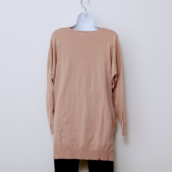 Dreamers Oversized V Neck Sweater Orange Women Size M/L - Picture 2 of 8